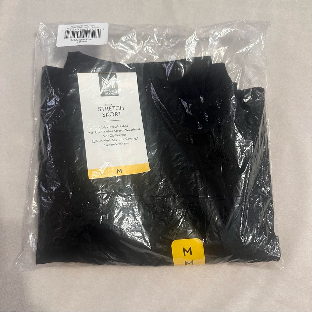 NWT! | Member's Mark Black Stretch Skort Size Medium